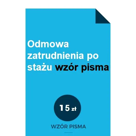 Co zrobić, gdy pracodawca nie zatrudni po stażu — sprawdź swoje opcje
