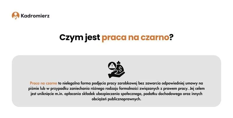 Gdzie zgłosić zatrudnienie na czarno, aby ustrzec się przed problemami prawnymi?