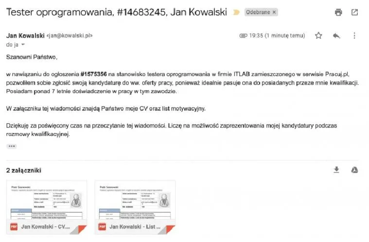 Skuteczne sposoby na mail z CV, który przyciągnie uwagę rekruterów