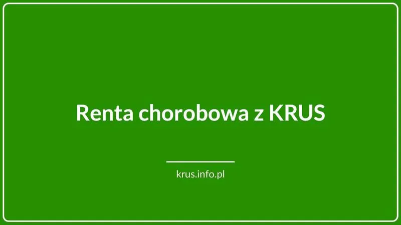 Aktualne kwoty renty