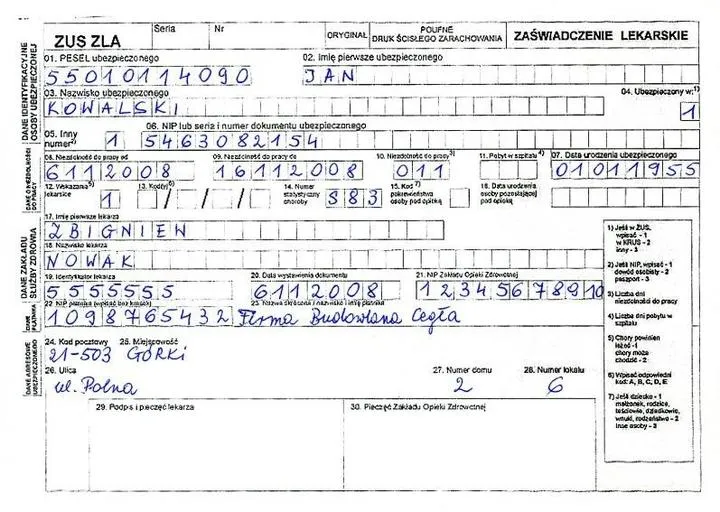 Bezrobotny podczas zwolnienia lekarskiego