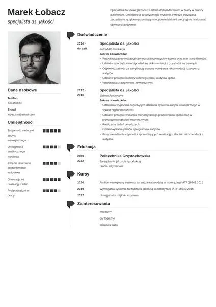 Błędy w CV