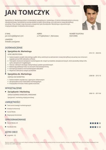CV bez podpisu