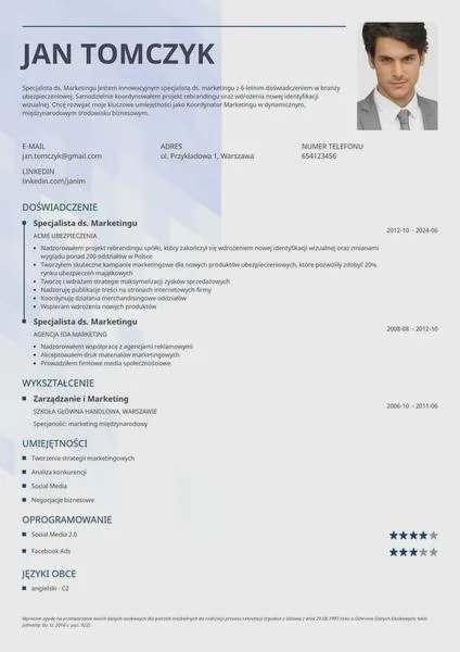 Chronologia w CV