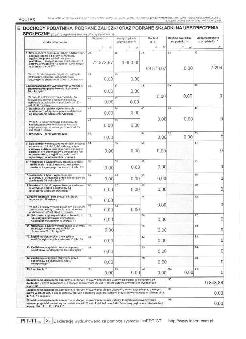 Co zrobić gdy brak PIT 11