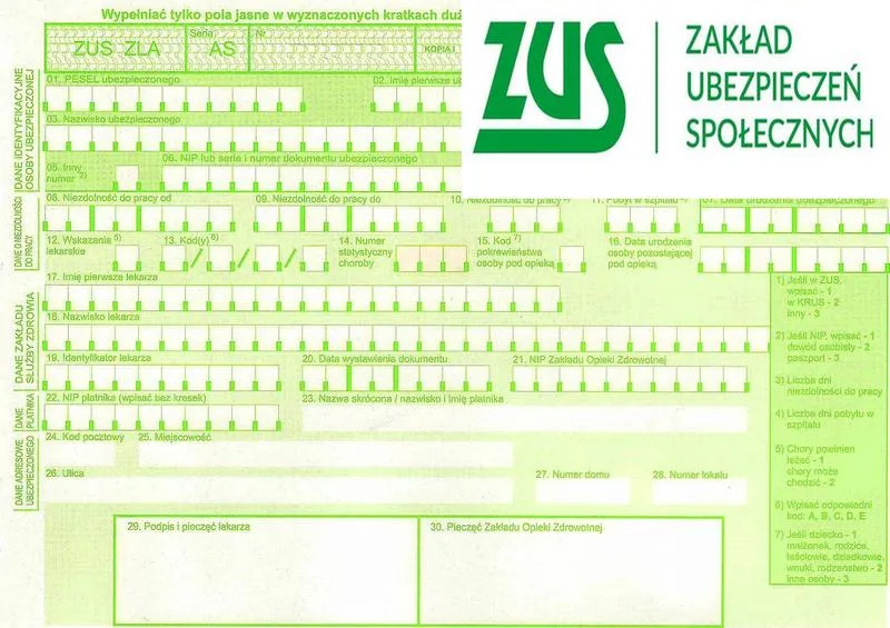 Dokumentacja medyczna do L4