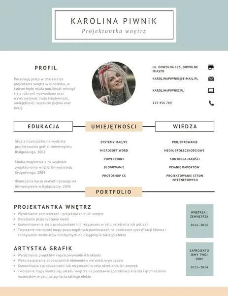 Estetyka CV