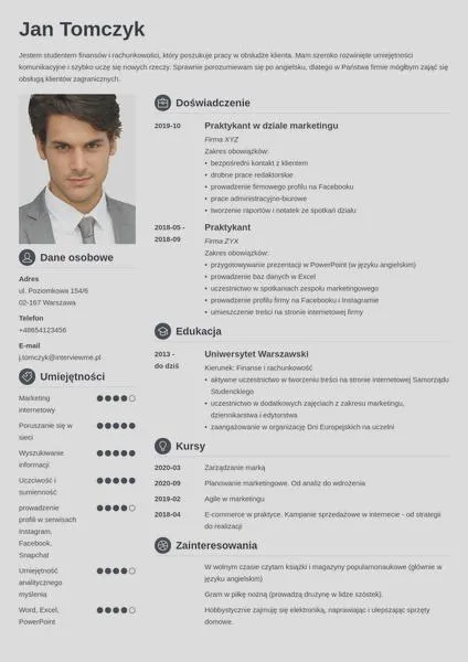 Jak napisać cv