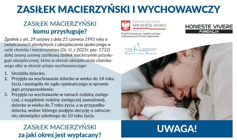 Kto wypłaca zasiłek macierzyński