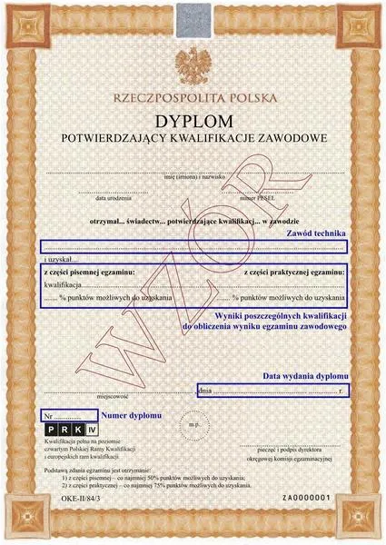Kwalifikacje zawodowe