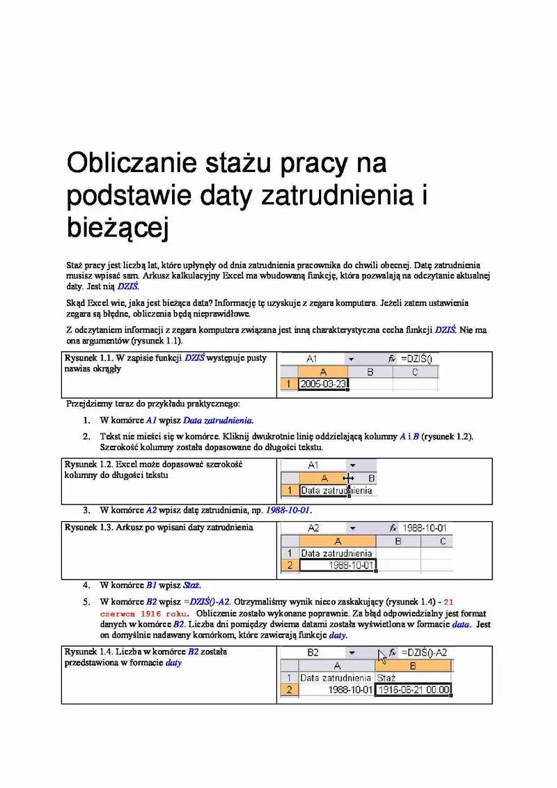 Metody obliczania zatrudnienia