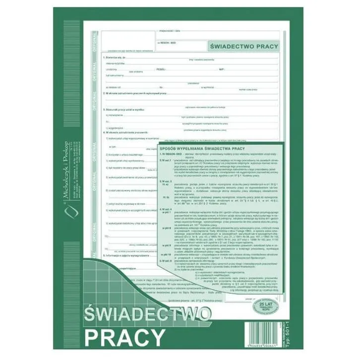 Najczęstsze błędy przy wystawianiu świadectwa pracy