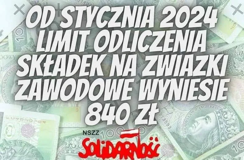 Odliczenia na związki zawodowe