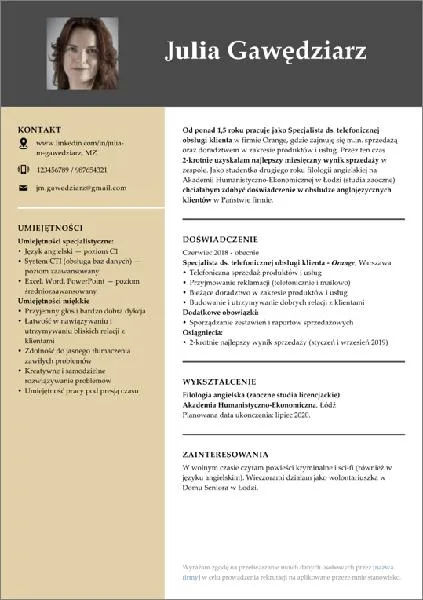 Pisanie cv