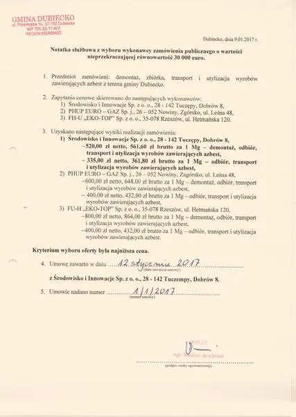 Pisanie notatek służbowych