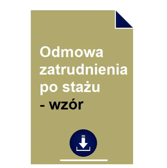Prawa po stażu