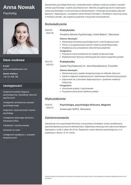 Tworzenie CV