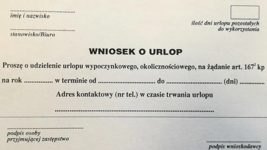 Urlop wypoczynkowy