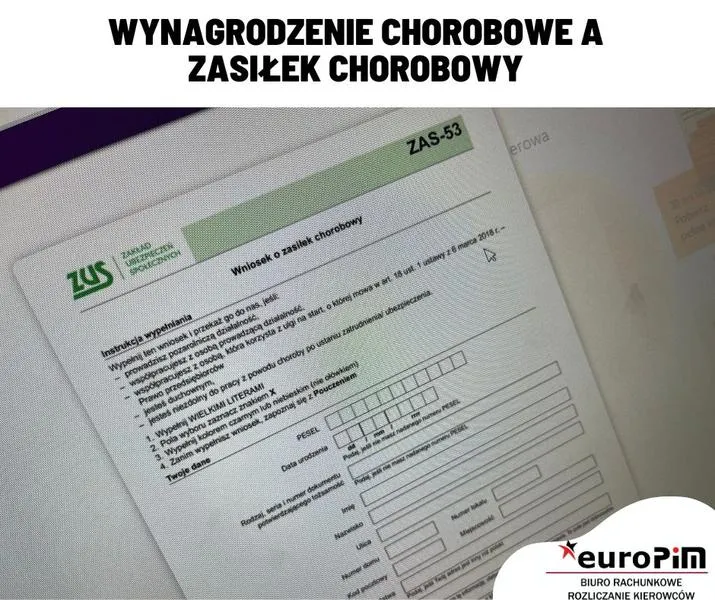 Uzupełnianie wynagrodzenia chorobowego