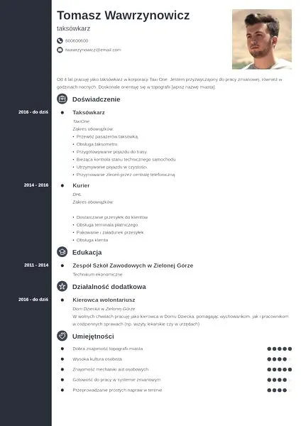 Wybór czcionki w CV