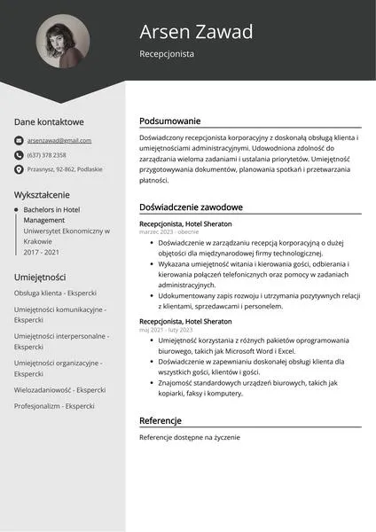 Wyróżnienie w CV