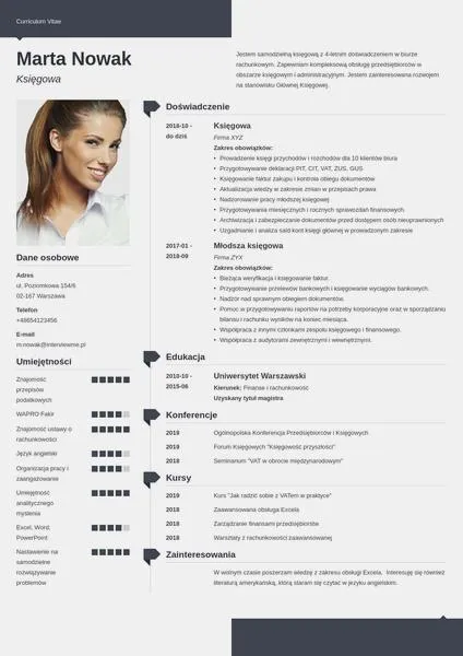 Zdjęcie do CV