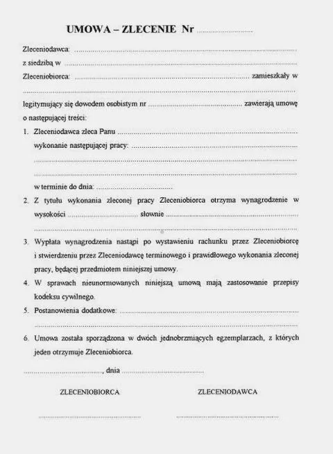 Zleceniobiorcy składki ZUS