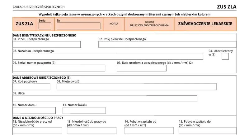 Zwolnienie lekarskie