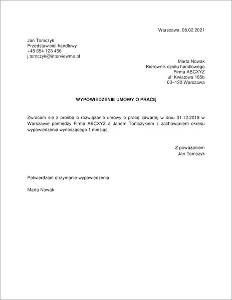 Zwolnienie z obowiązku pracy